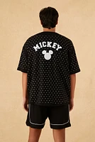 Jersey avec motif brodÃ© Disney Mickey Mouse ornÃ© de pierres du Rhin