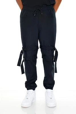 Buckled Drawstring Jogger