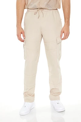 Pantalon cargo Ã  taille coulissante