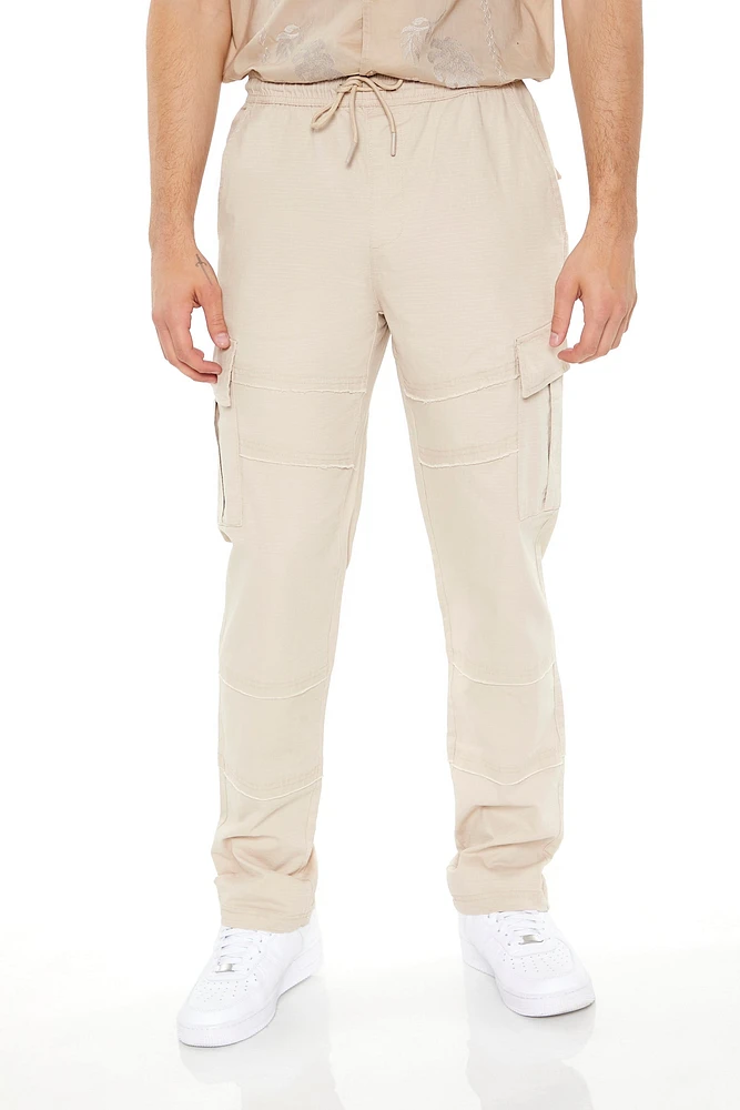 Pantalon cargo à taille coulissante