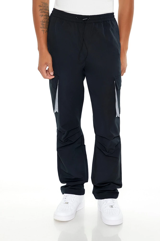 Jogger cargo mince Ã  taille coulissante