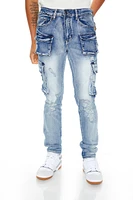 Distressed Slim Cargo Jean