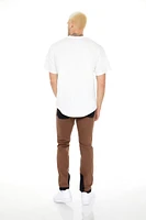 Slim Colourblock Cargo Jean