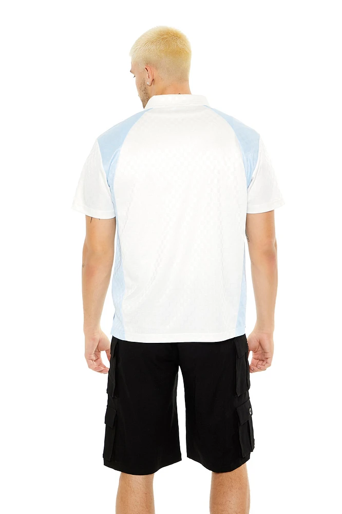 Embroidered Soccer Polo Shirt