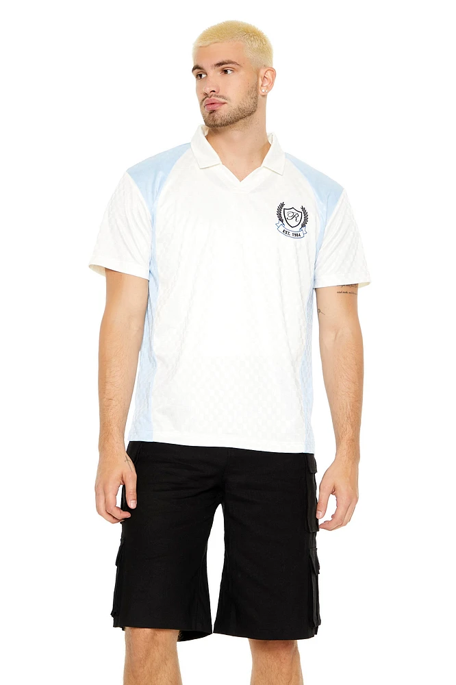 Polo avec motif brodÃ© Soccer