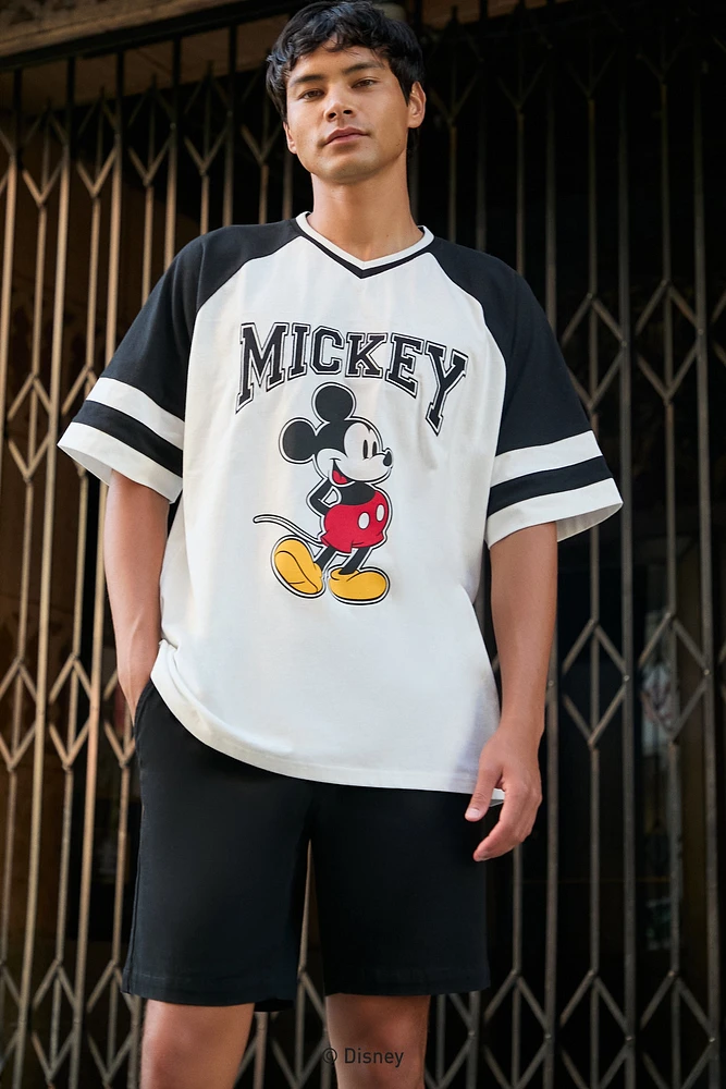 T-shirt à broderie Mickey Mouse Disney