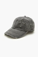 Casquette de baseball avec empiècement Croix