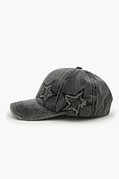 Casquette de baseball avec empiÃ¨cement Ãtoile en denim