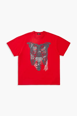 T-shirt avec motif brodÃ© Cage thoracique