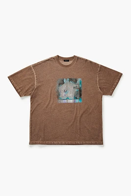 TV Graphic Washed T-Shirt