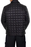 Quilted Zip-Up Bomber Jacket