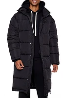 Hooded Longline Puffer Jacket