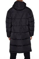 Hooded Longline Puffer Jacket