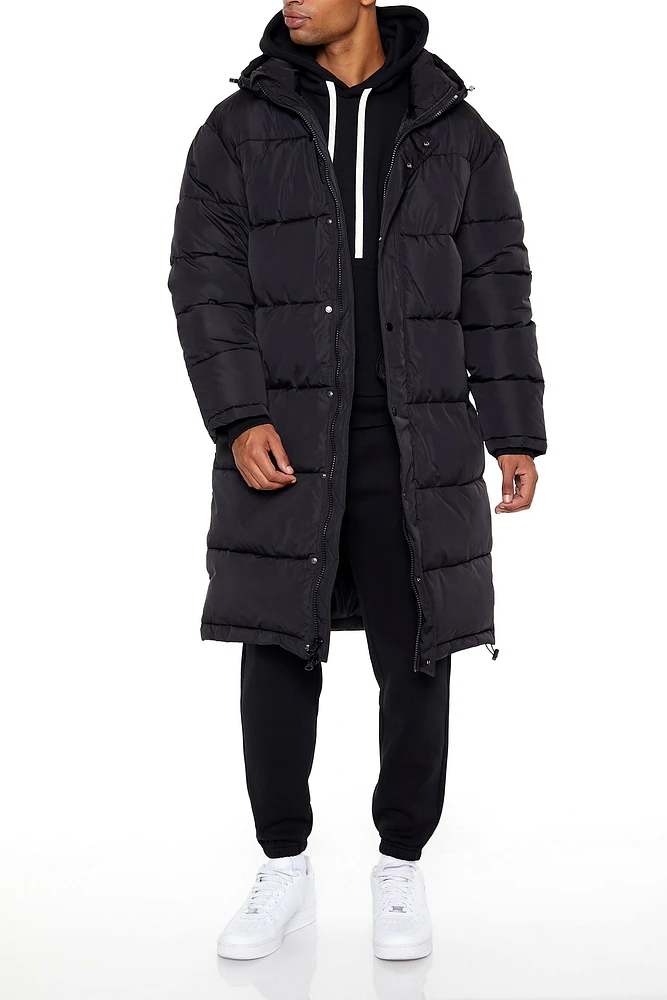 Hooded Longline Puffer Jacket