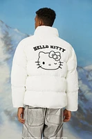 Hello Kitty Embroidered Puffer Jacket