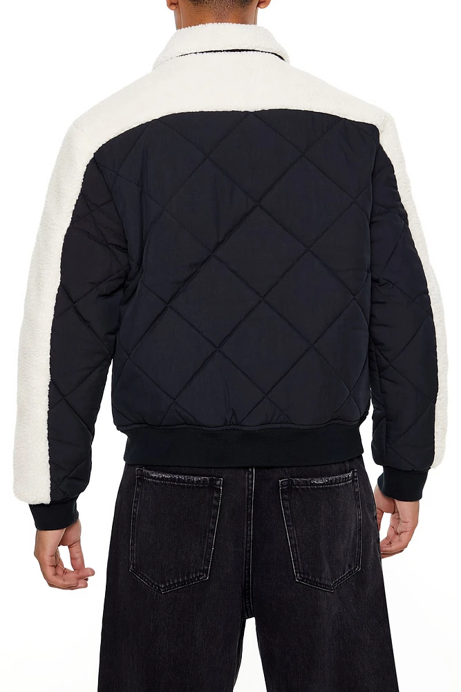 Blouson matelassé en similirason