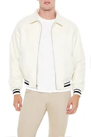 Blouson aviateur de style universitaire avec fermeture Ã  glissiÃ¨re