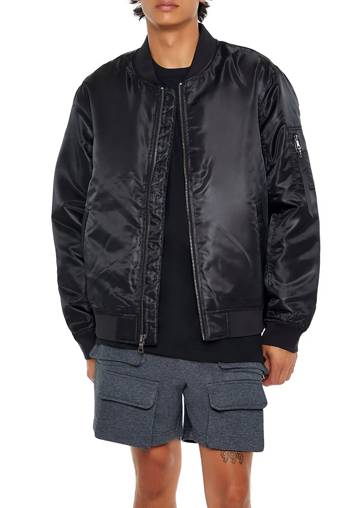 Zip-Up Bomber Jacket