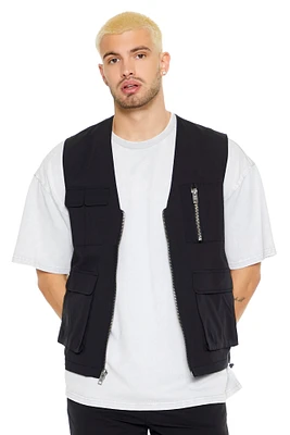 Zip-Up Cargo Vest