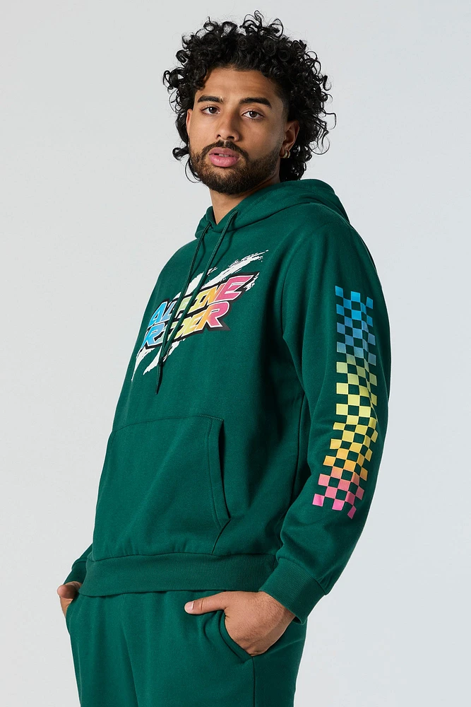 Alpine Rider Graphic Fleece Hoodie