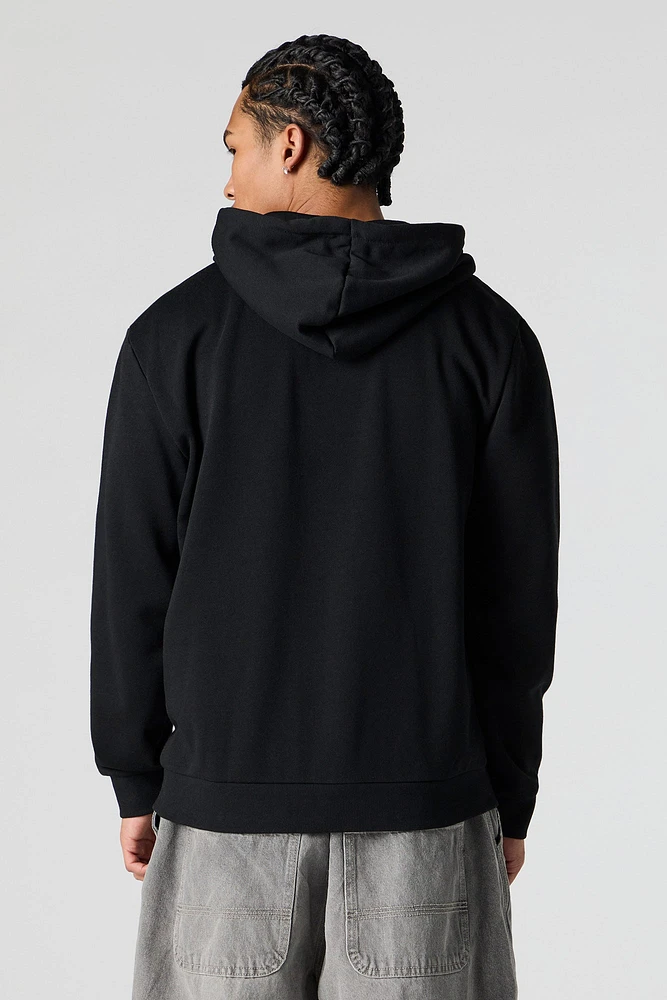 True Love Graphic Fleece Zip-Up Hoodie