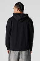 True Love Graphic Fleece Zip-Up Hoodie
