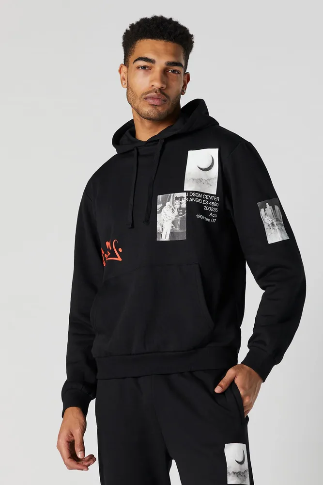 Photo Print Graphic Hoodie