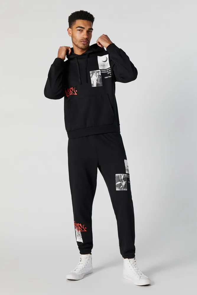 Photo Print Graphic Hoodie