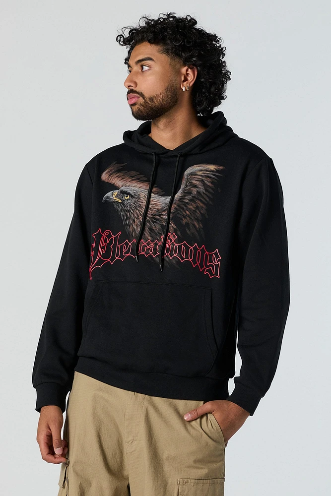 Eagle Graphic Fleece Hoodie