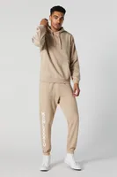 Roman Numeral Graphic Fleece Jogger