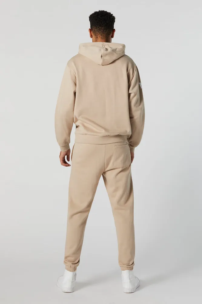 Roman Numeral Graphic Fleece Jogger