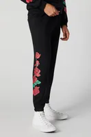 Roses Graphic Fleece Jogger