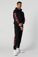 Roses Graphic Fleece Jogger