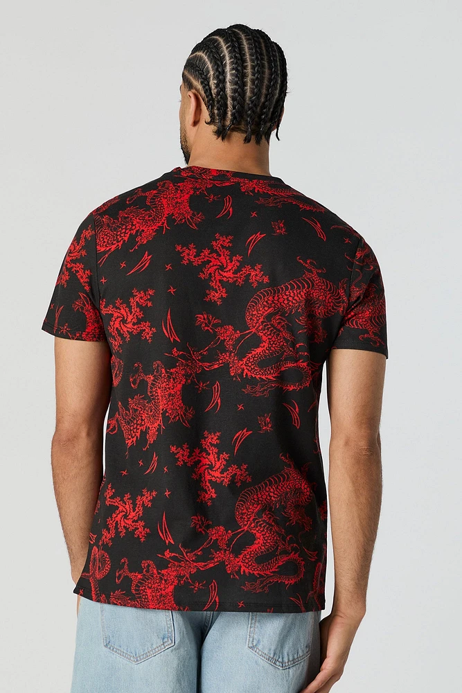 Dragon Print T-Shirt