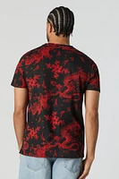 Dragon Print T-Shirt