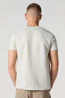 Textured Striped T-Shirt