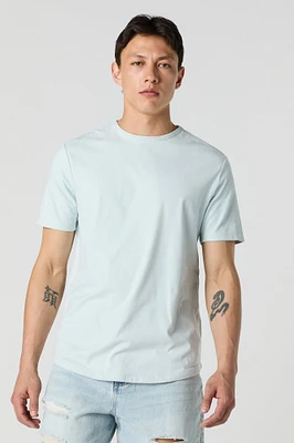 T-shirt orné de similisuède