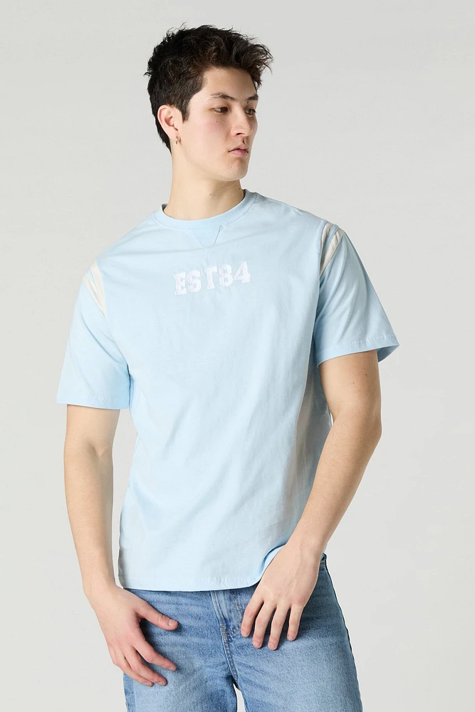 T-shirt avec motif brodé Est 84