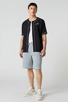 LA Embroidered Jersey Top