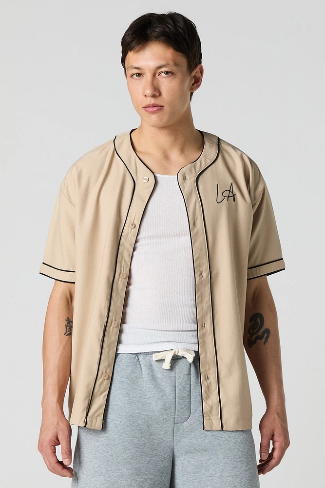 Jersey avec motif brodé LA