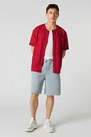 LA Embroidered Jersey Top