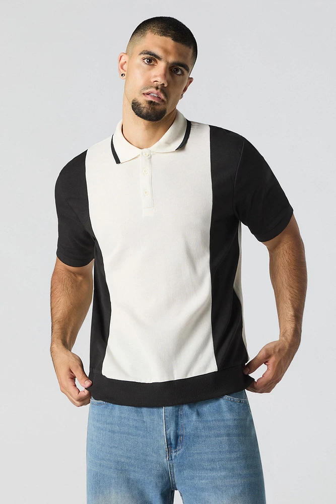 Polo à blocs de couleurs