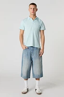 Cable Knit Polo