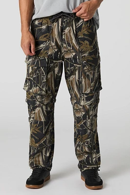Pantalon cargo convertible avec fermeture à glissière