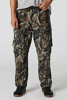 Pantalon cargo convertible avec fermeture à glissière