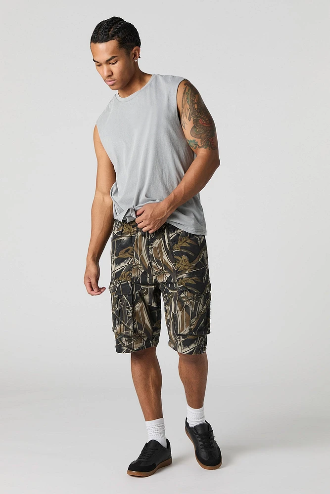 Pantalon cargo convertible avec fermeture à glissière