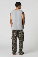 Pantalon cargo convertible avec fermeture à glissière