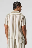 Striped Button-Up Top