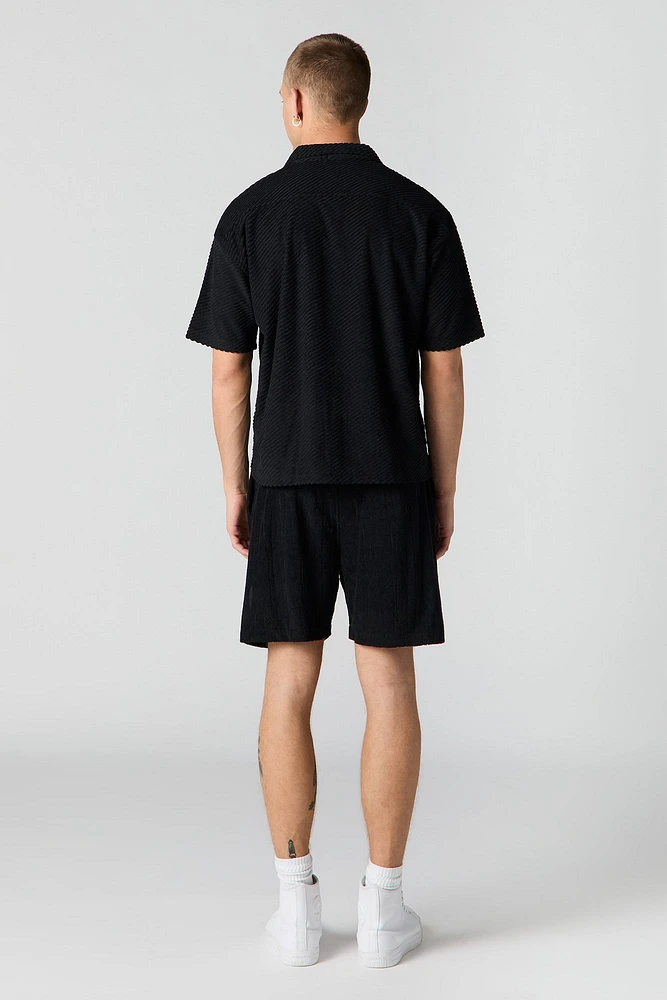 Short en tissu éponge