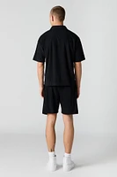 Textured Terry Short